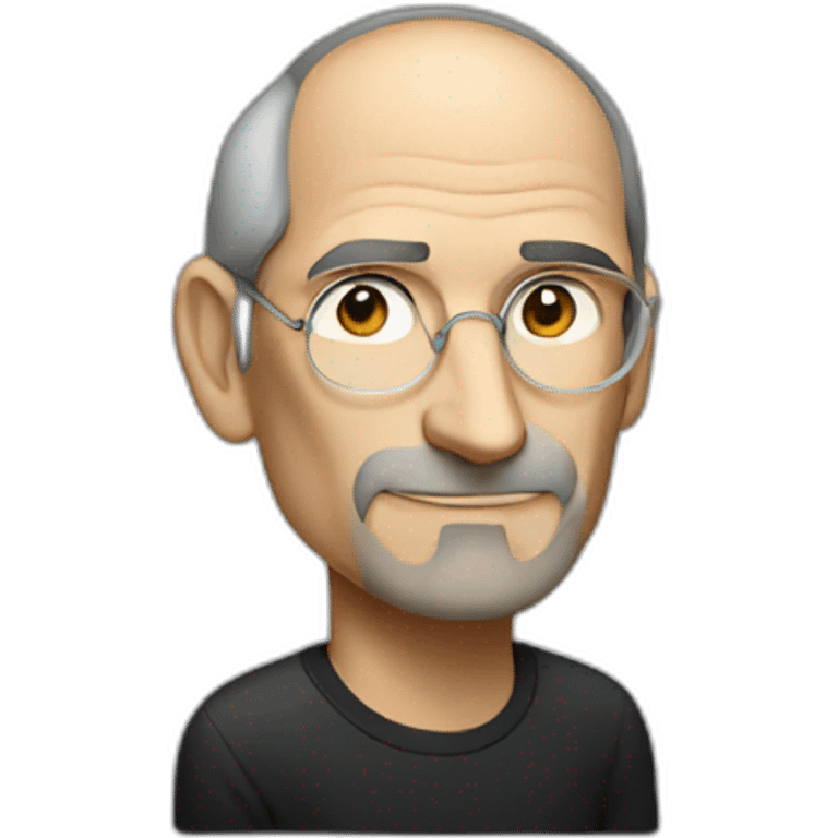 Steve Jobs thinking emoji