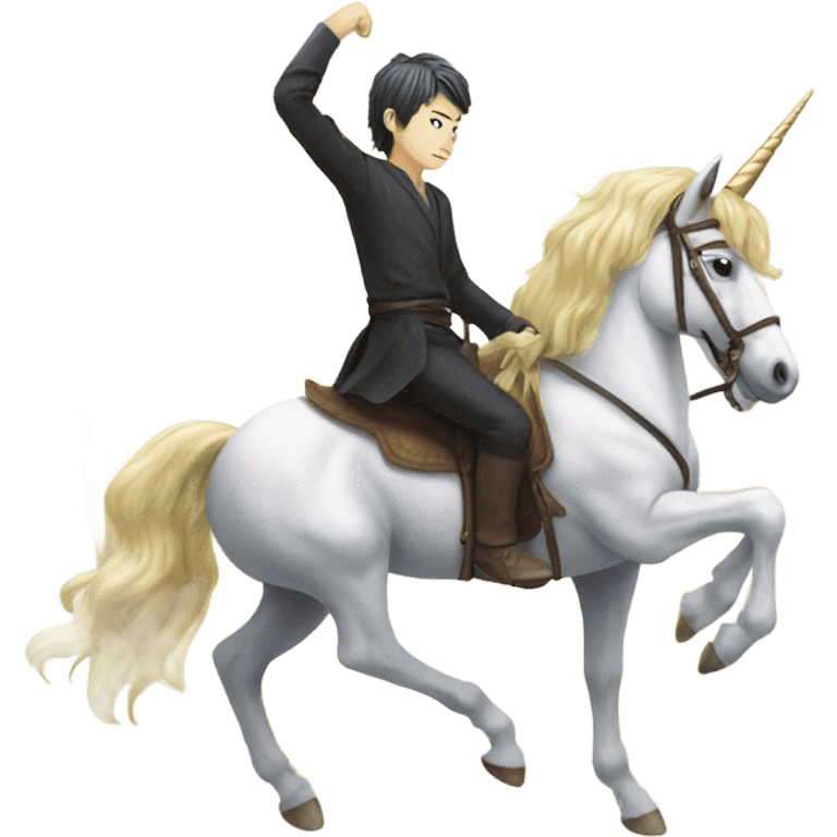 Kyogo furahashi on a unicorn emoji