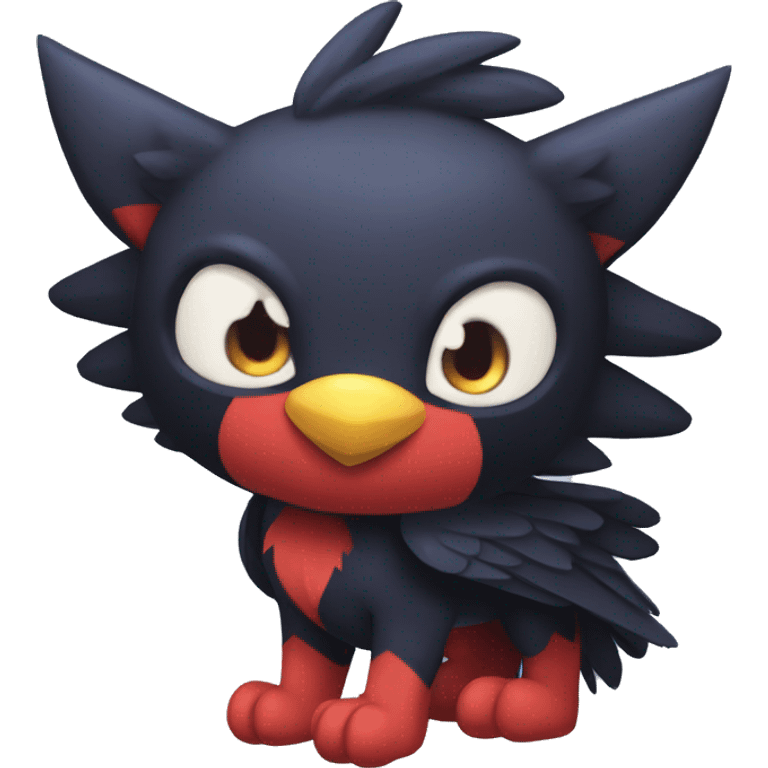 Corviknight Litten Poochyena emoji