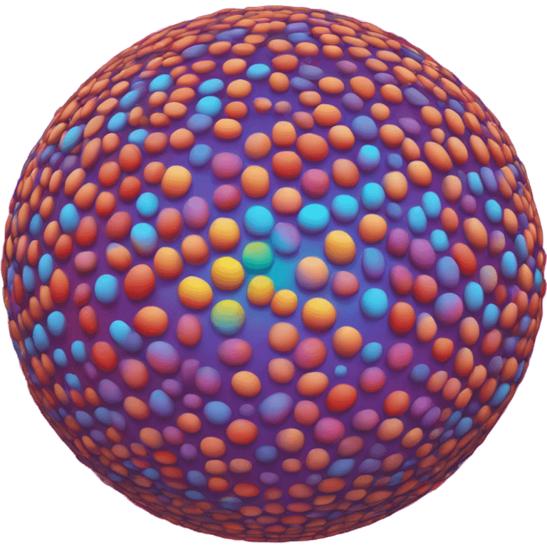 Rainbow sphere ￼ emoji