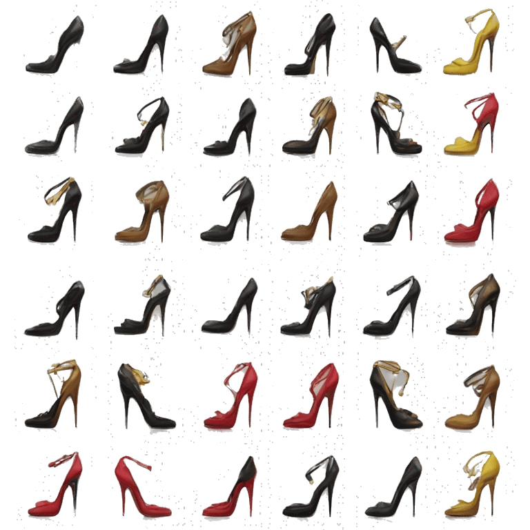 Ysl heels  emoji