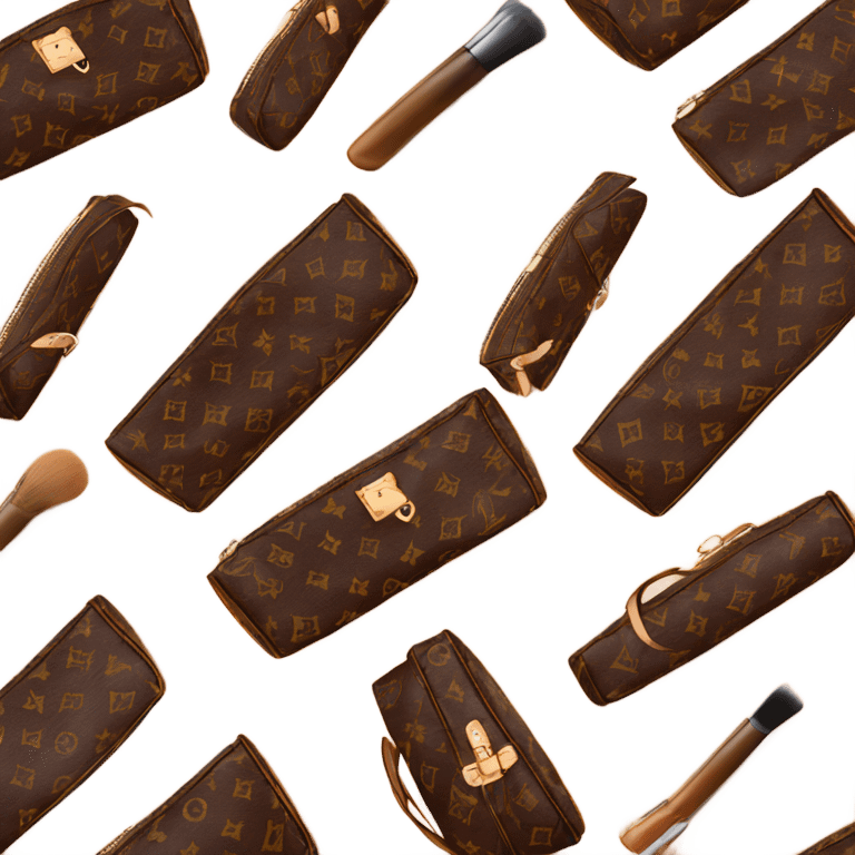 Louis Vuitton cosmetic bag  emoji