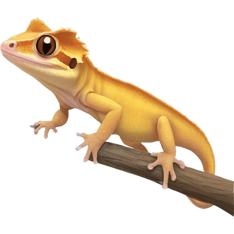 Crested gecko emoji