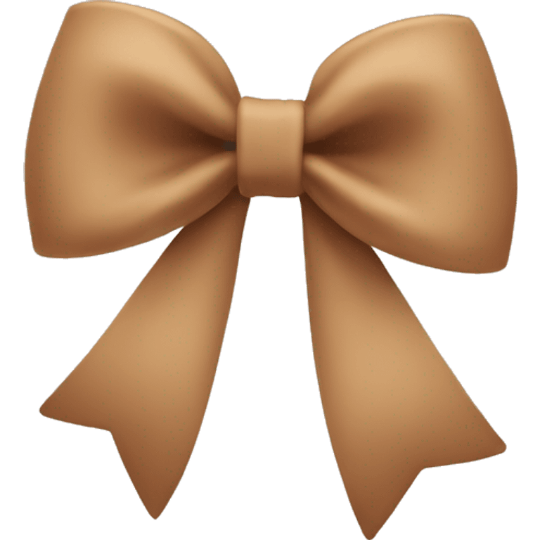 Light Brown bow  emoji