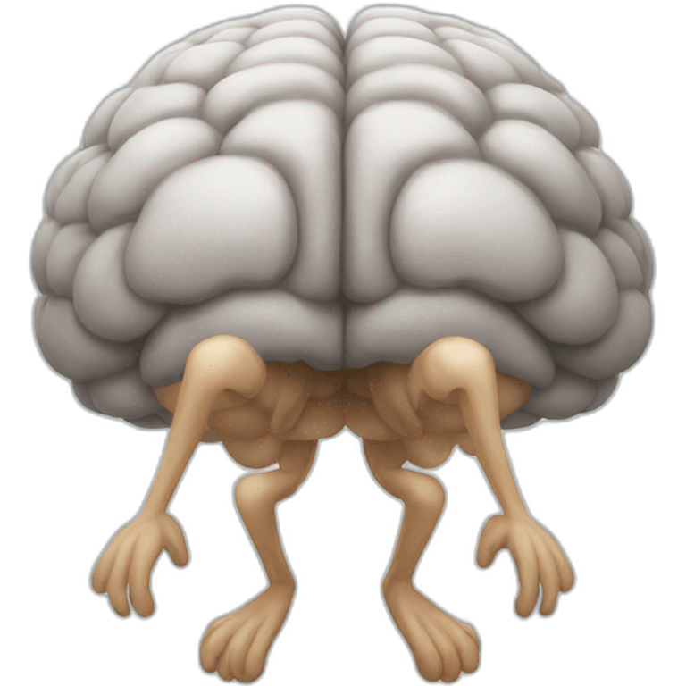 flying-brain-with-legs emoji