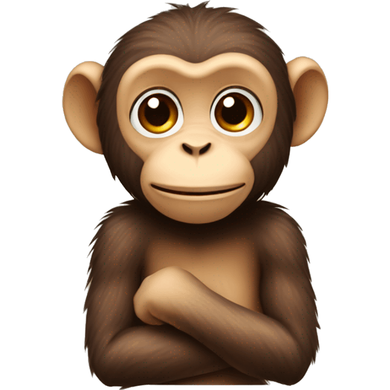 monkey in love emoji