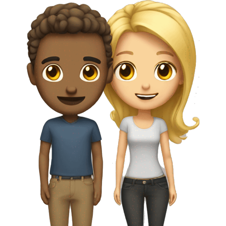 Cute couple emoji