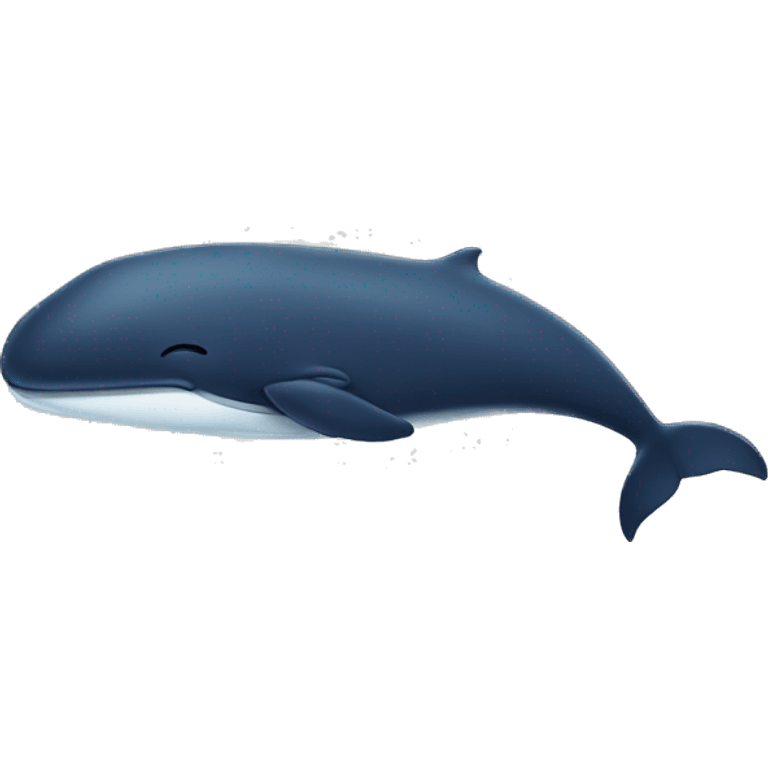 A whale with the zzz sleeping symbol emoji