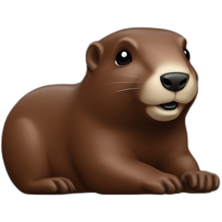 marmot chocolate emoji