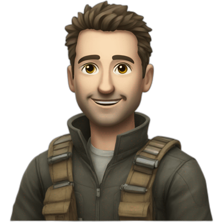 trader Sidorovich from STALKER game smiling  emoji