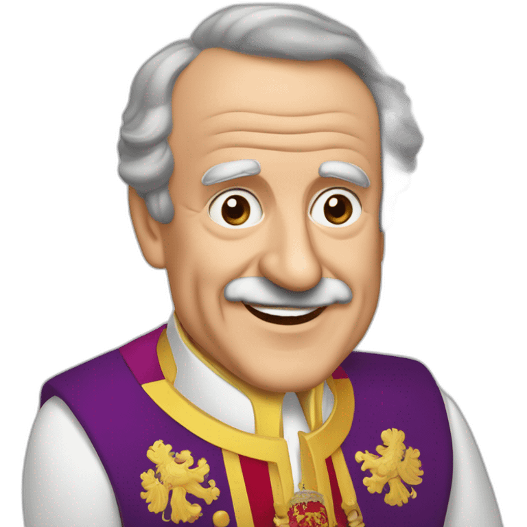 Juan Carlos I de España cartoon emoji