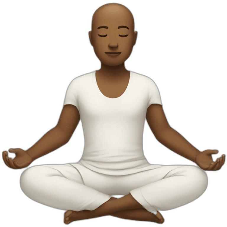 meditation emoji