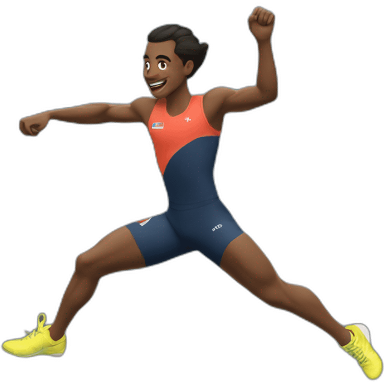 Saut en longueur athlétisme emoji