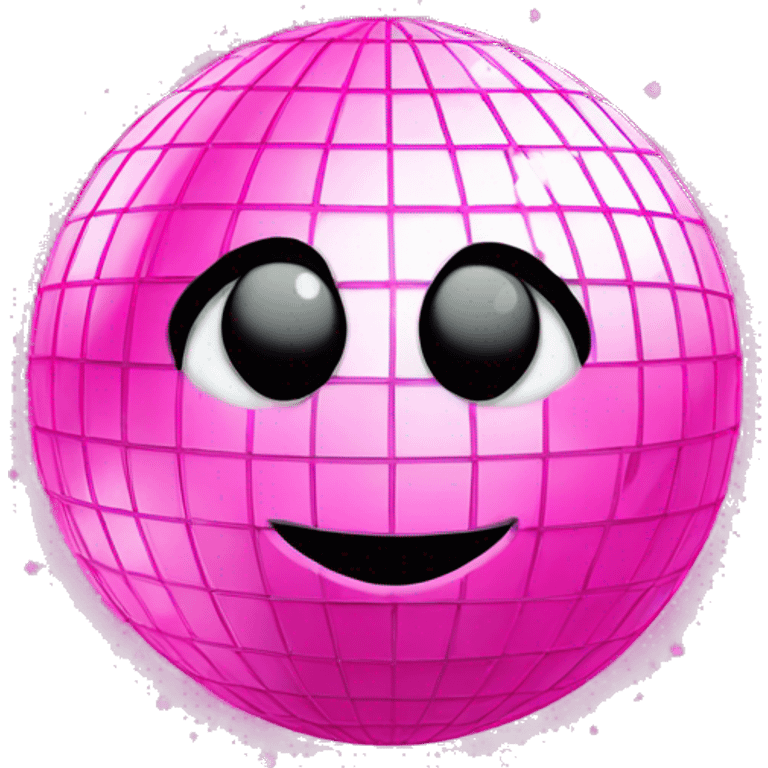 pink disco ball emoji