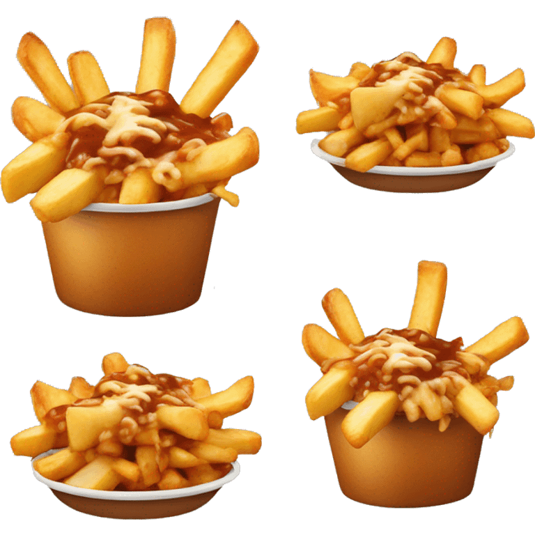 Poutine qui mange du poutine emoji