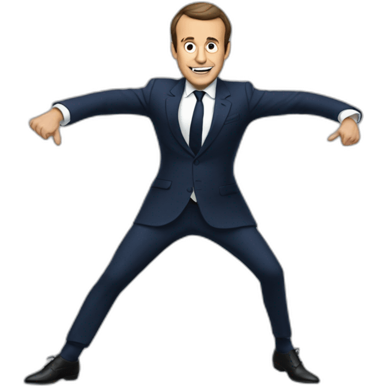 Macron qui danse emoji