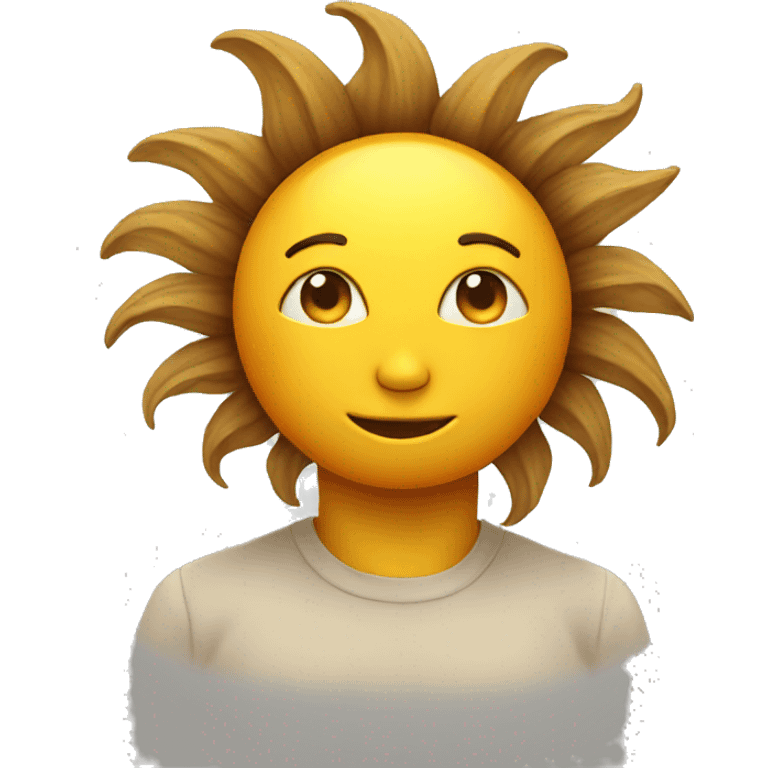 sun realistic emoji