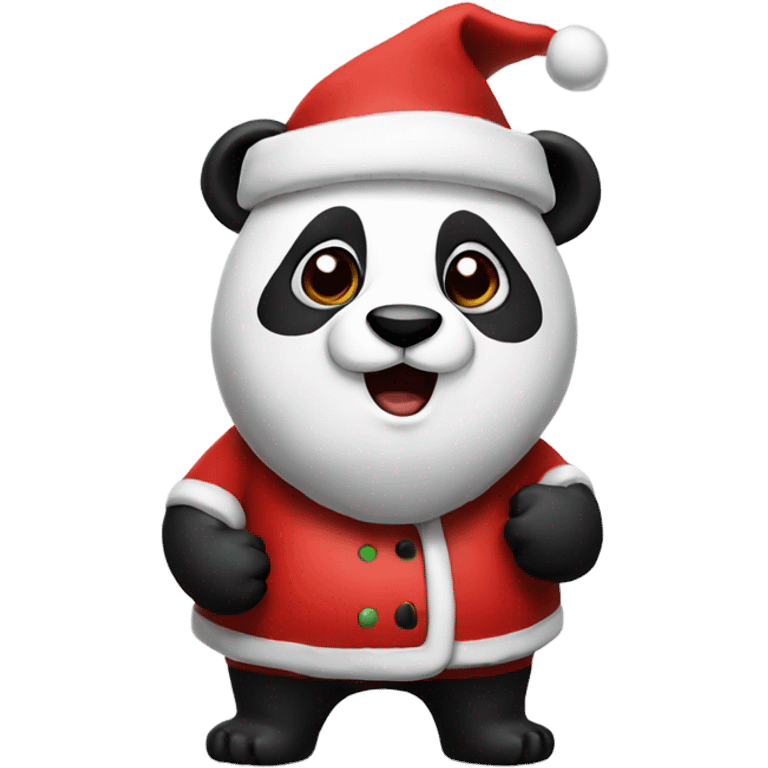 Panda Santa  emoji