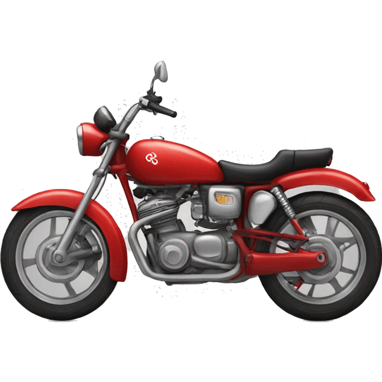 red motorcycle  emoji