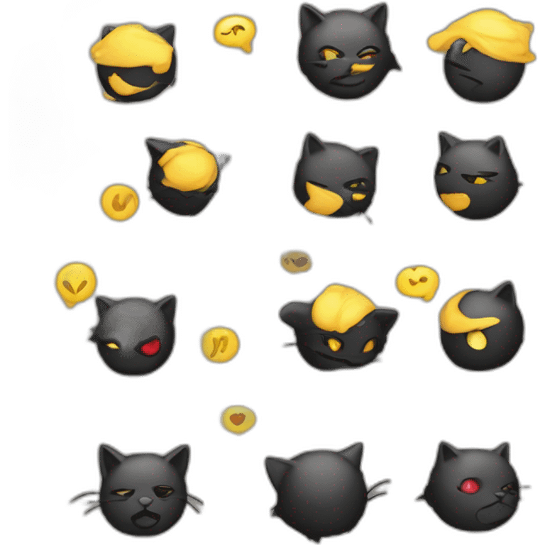 "Chat noir" sexe emoji