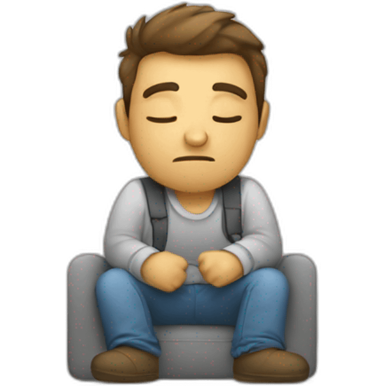 sleepy \software developer emoji