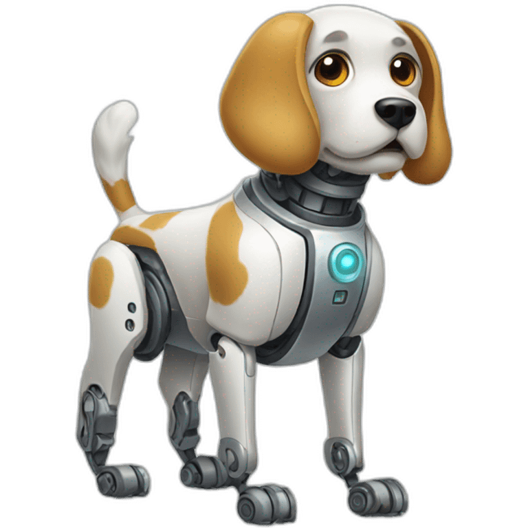 Dog robot emoji