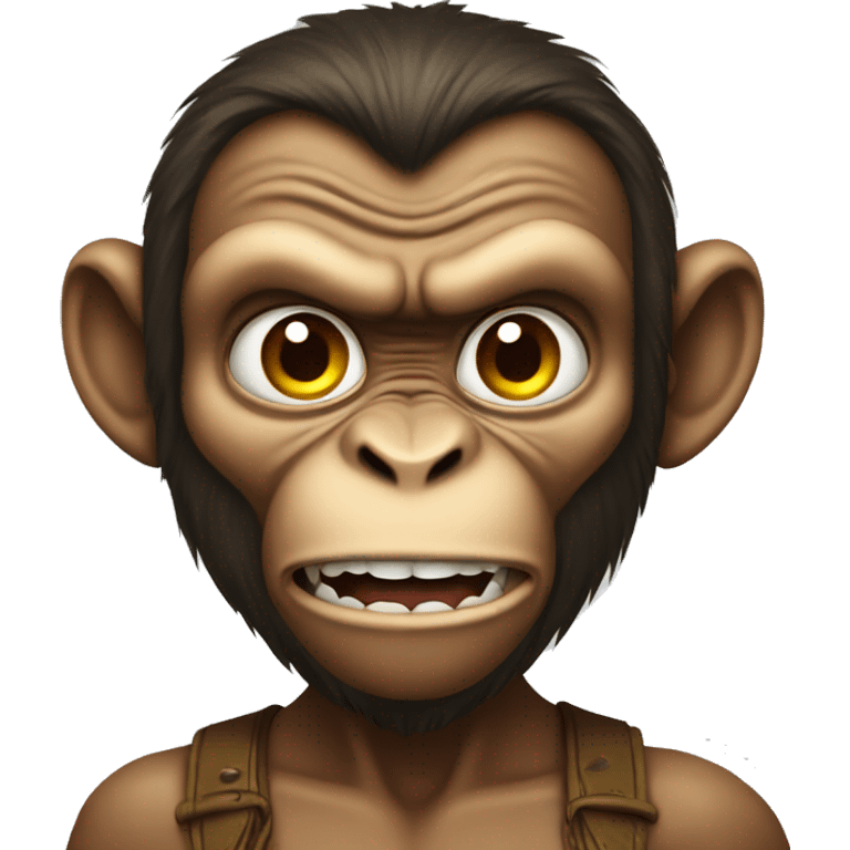 Angry monkey emoji