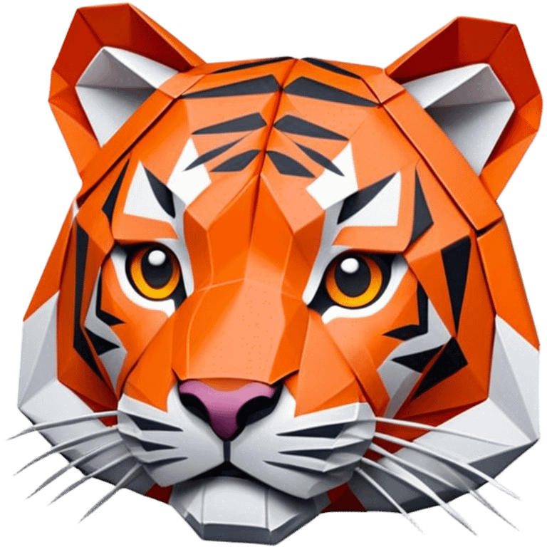 origami tiger emoji