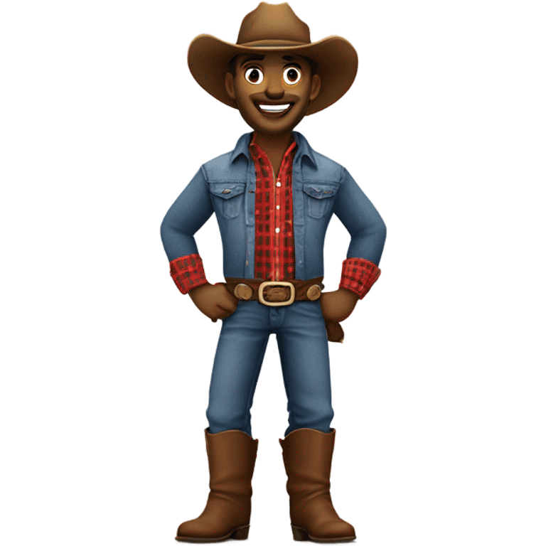 Gay cowboy emoji