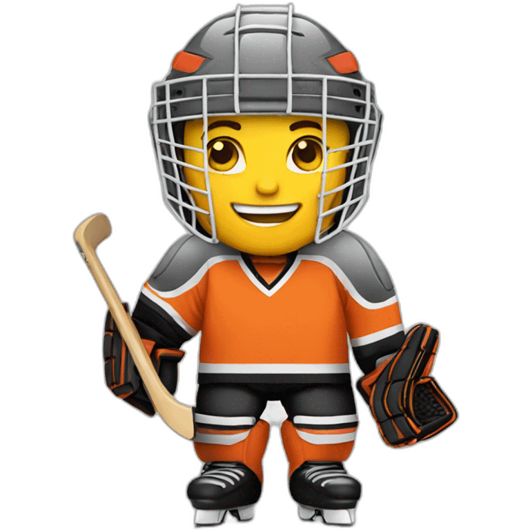 Hockey goalie emoji