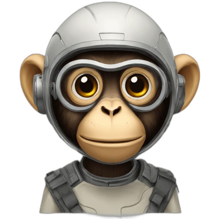 Sci-fi monkey emoji