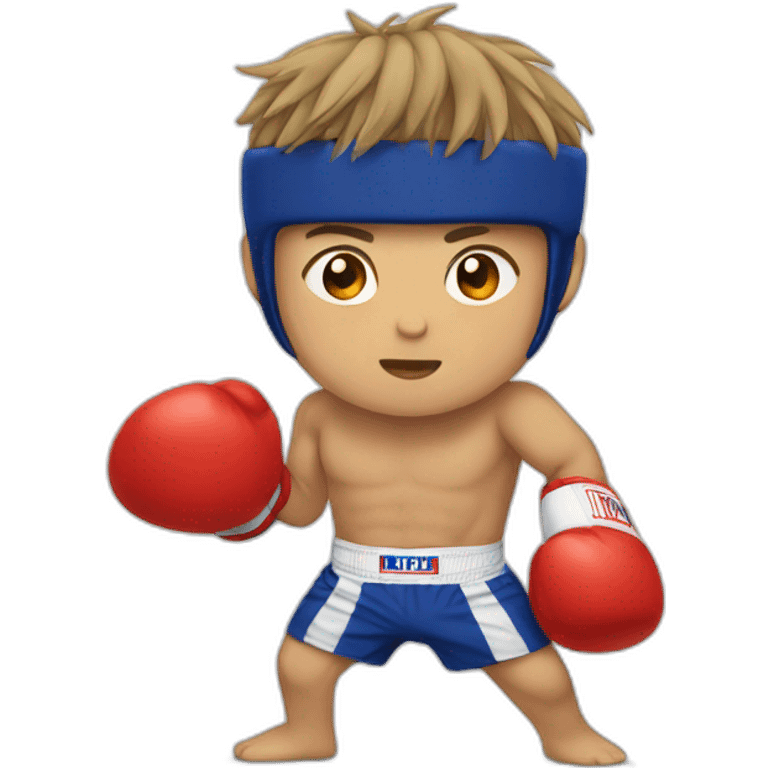 Boxeur thai emoji