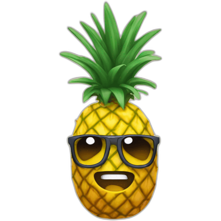 Man pineapple chad emoji