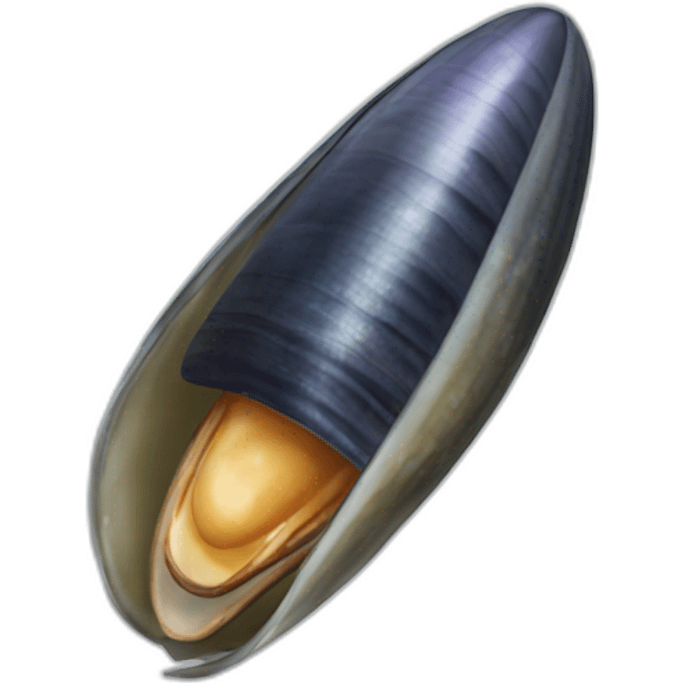 Mussel without shell emoji