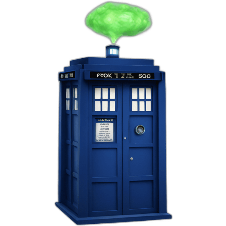 doctor who tardis emoji