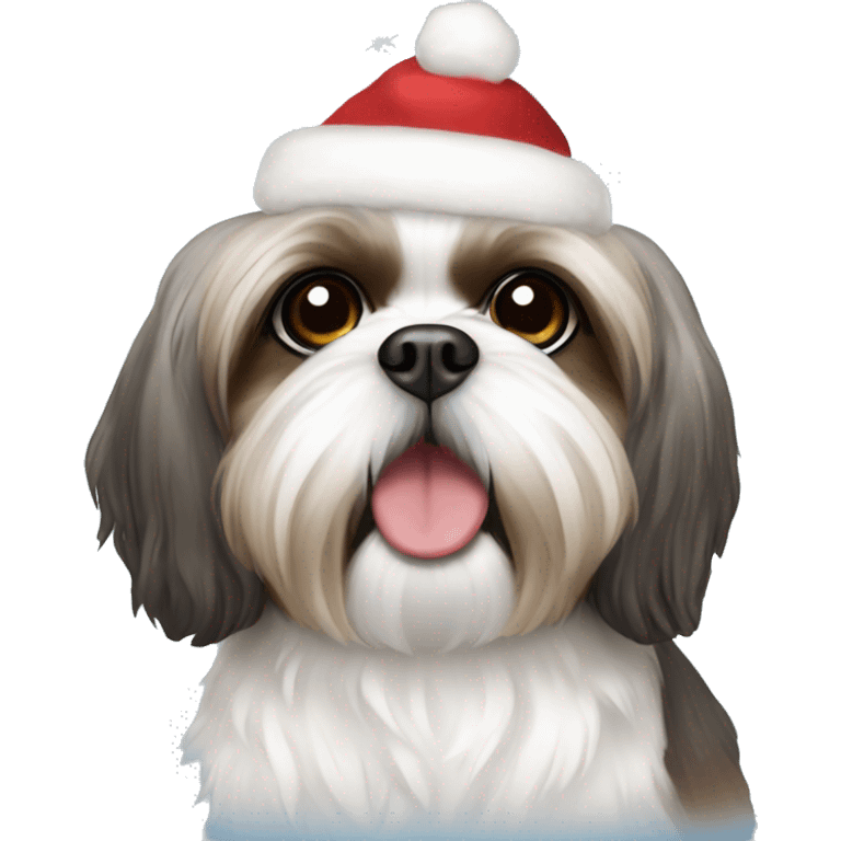 Shih tzu holiday  emoji