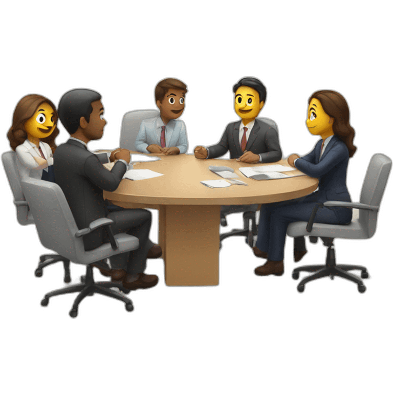 Work meeting emoji