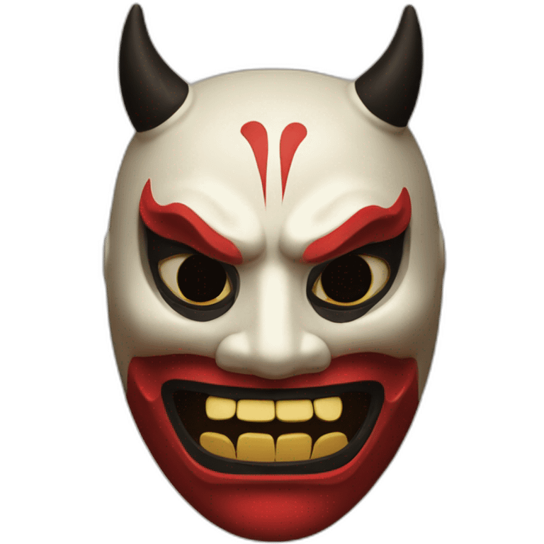 Chania mask Japan devil  emoji