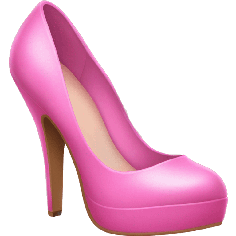 big pink heels emoji