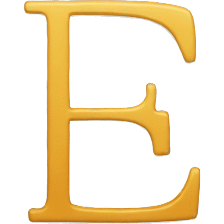 Letter E emoji