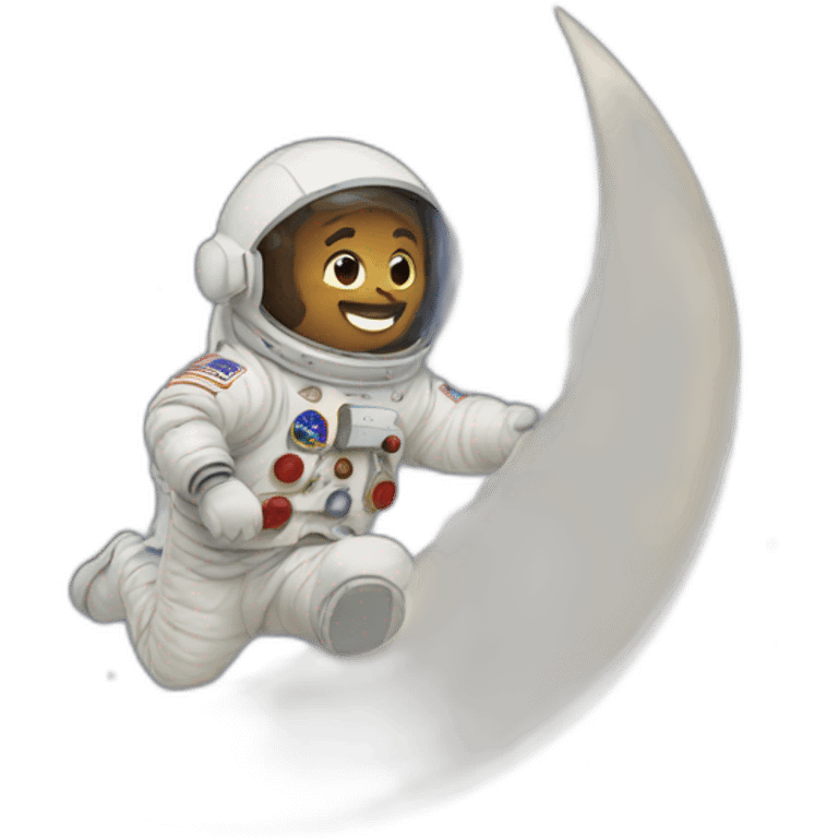 to the moon emoji