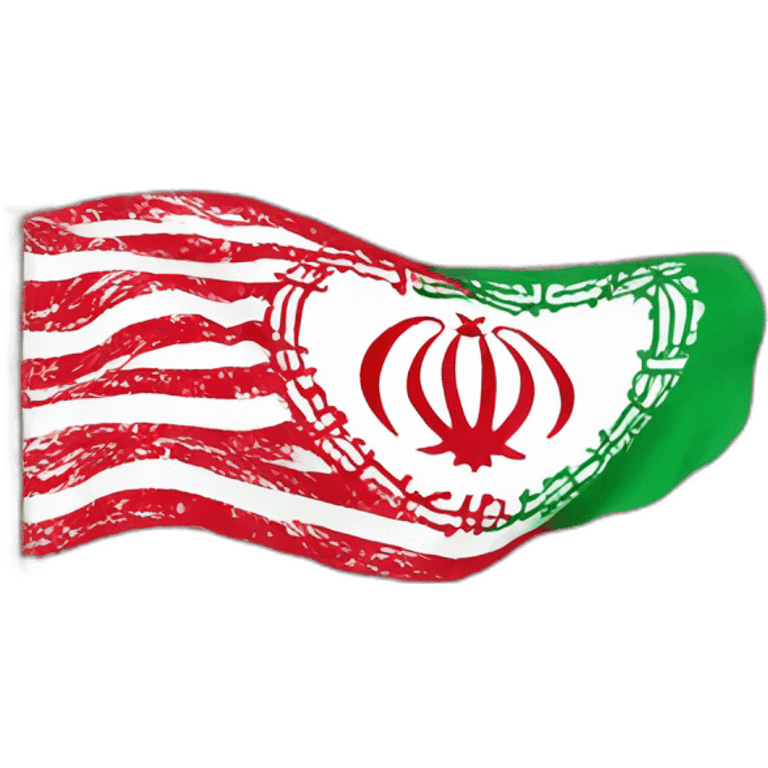 Real flag iran emoji