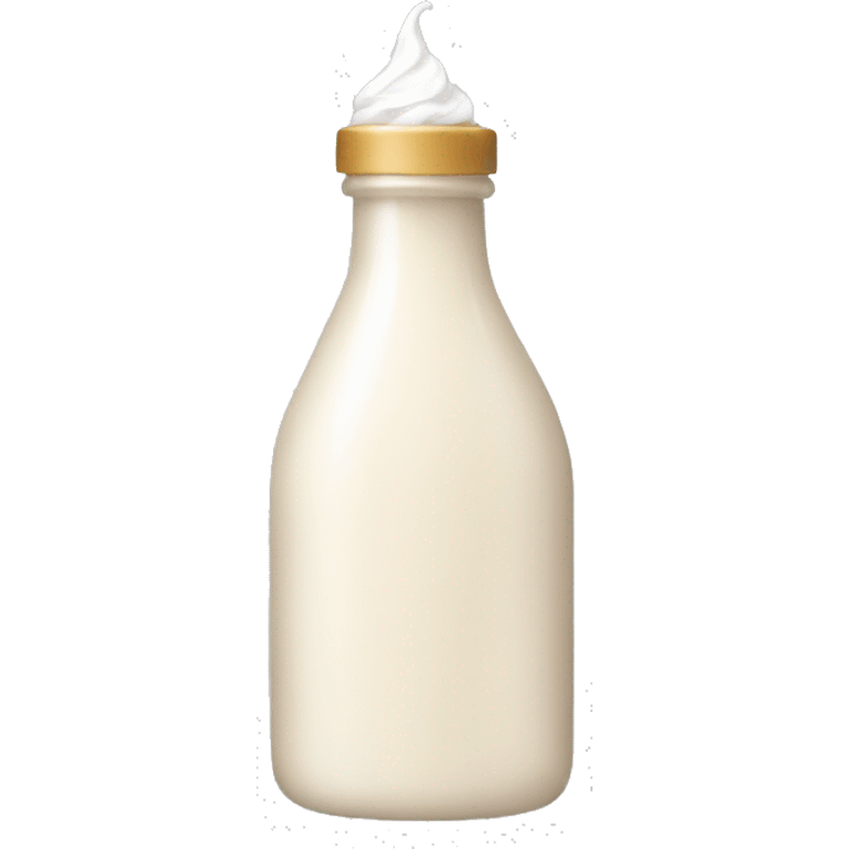 a bottle of cream emoji