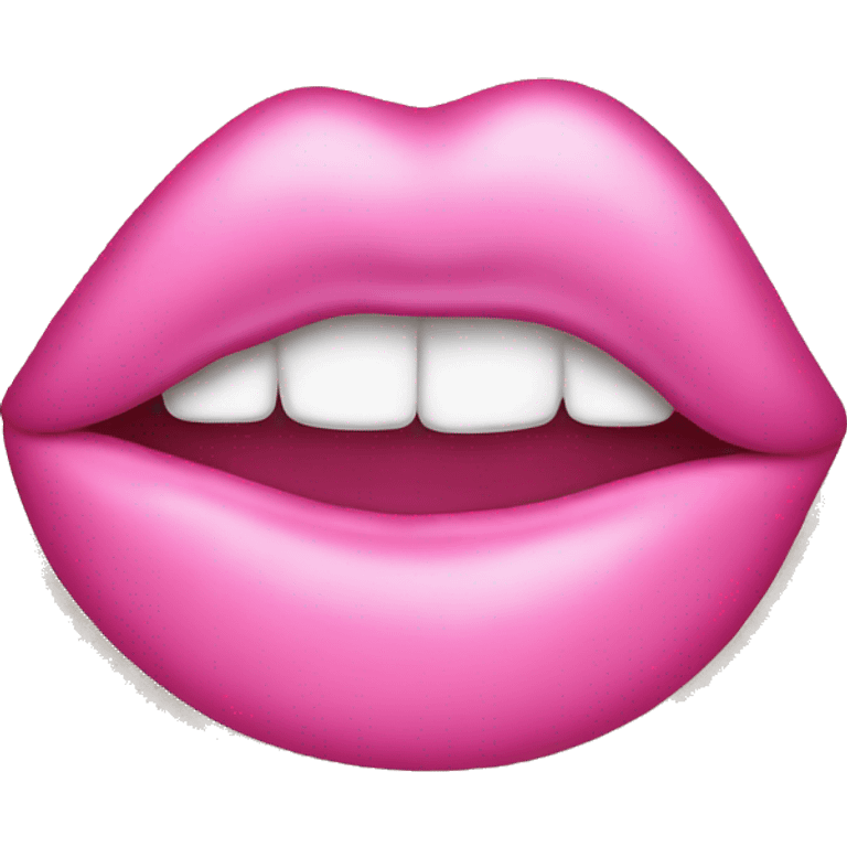 Pink kiss  emoji