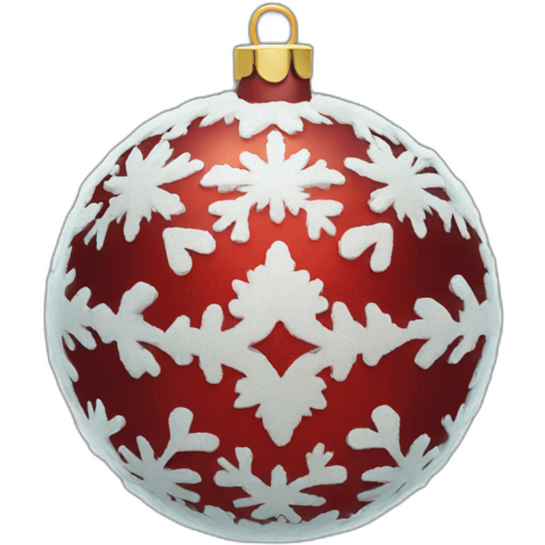 Christmas ball emoji