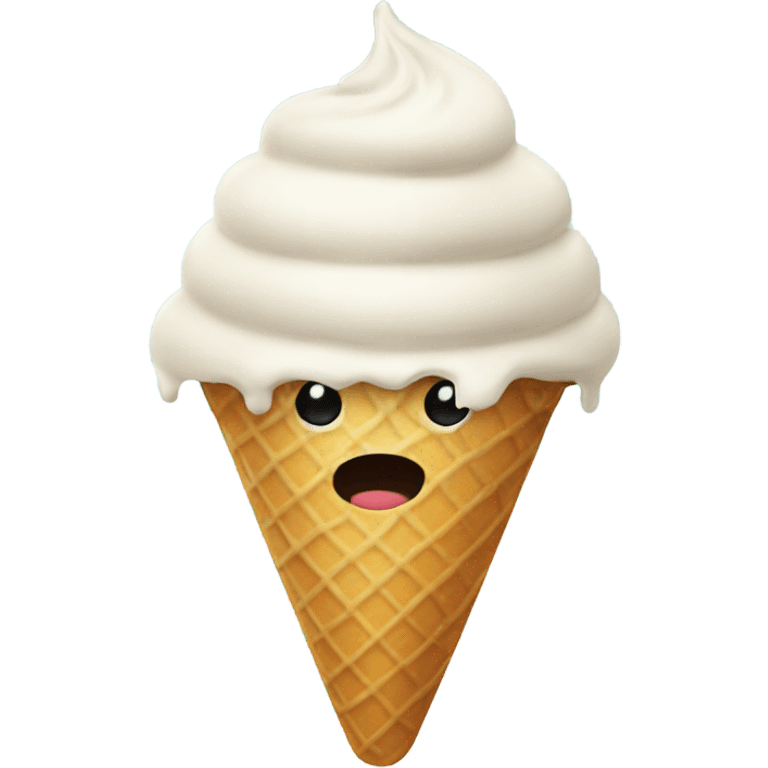 Ice cream emoji