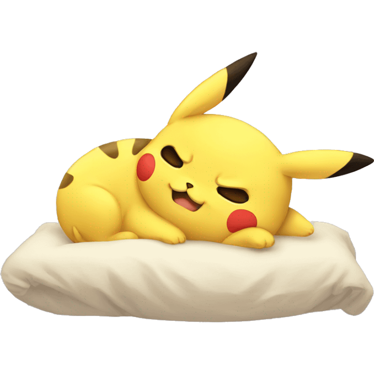 Pikachu sleep emoji