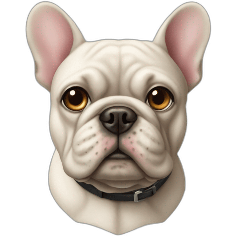 Un bouledogue emoji