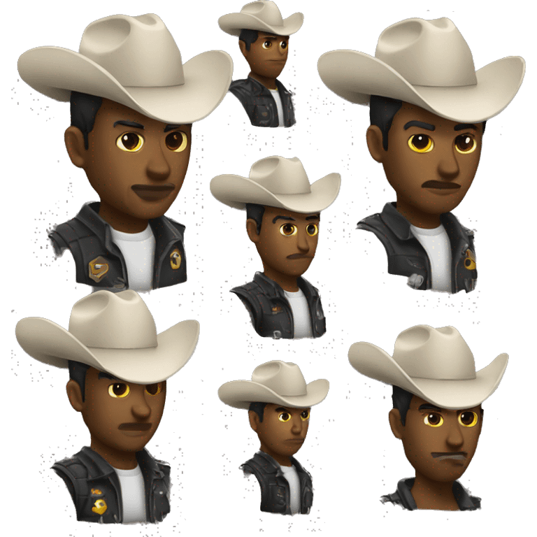 Cyber cowboy emoji