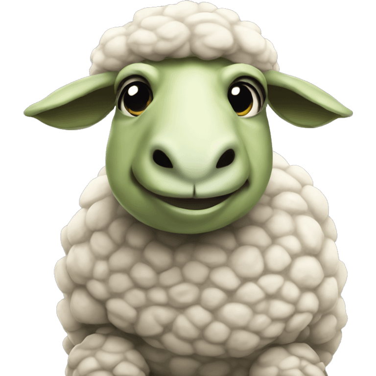 turtle dressed up as a sheep emoji